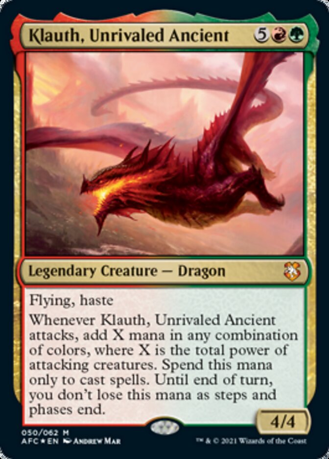 Klauth, Unrivaled Ancient [Dungeons & Dragons: Adventures in the Forgotten Realms Commander] | The Clever Kobold