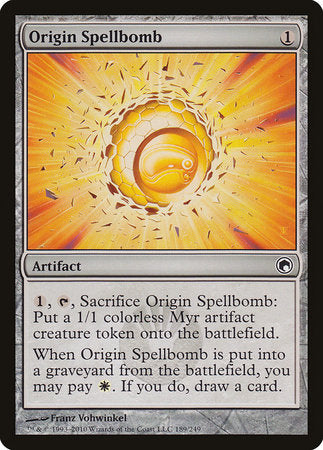 Origin Spellbomb [Scars of Mirrodin] | The Clever Kobold