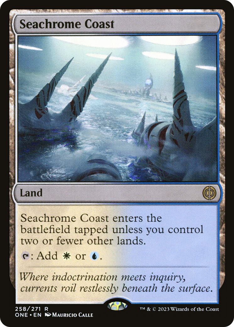 Seachrome Coast [Phyrexia: All Will Be One] | The Clever Kobold
