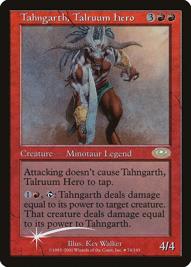 Tahngarth, Talruum Hero (Kev Walker) [Planeshift] | The Clever Kobold