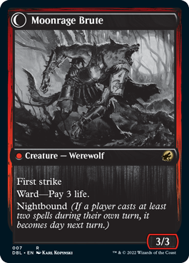 Brutal Cathar // Moonrage Brute [Innistrad: Double Feature] | The Clever Kobold