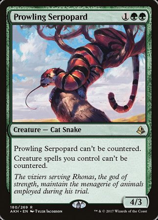 Prowling Serpopard [Amonkhet] | The Clever Kobold