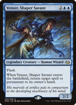 Venser, Shaper Savant [Modern Masters 2017] | The Clever Kobold