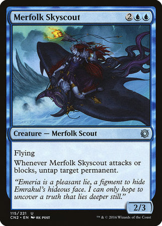 Merfolk Skyscout [Conspiracy: Take the Crown] | The Clever Kobold