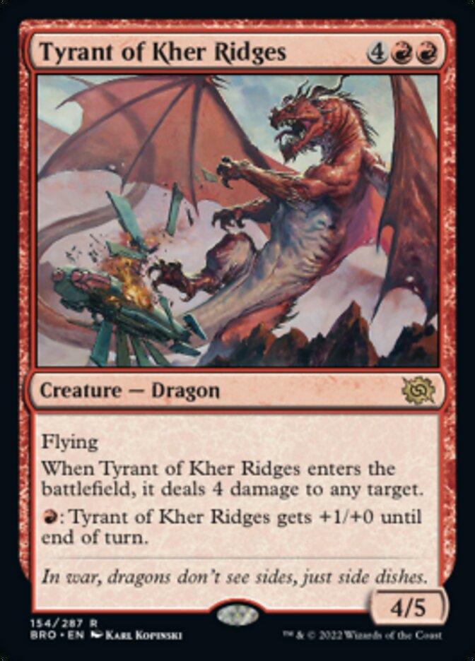 Tyrant of Kher Ridges [The Brothers' War] | The Clever Kobold