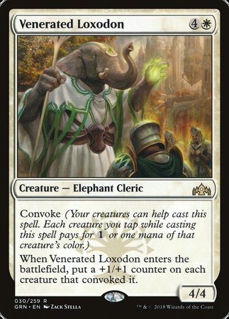 Venerated Loxodon [Guilds of Ravnica] | The Clever Kobold