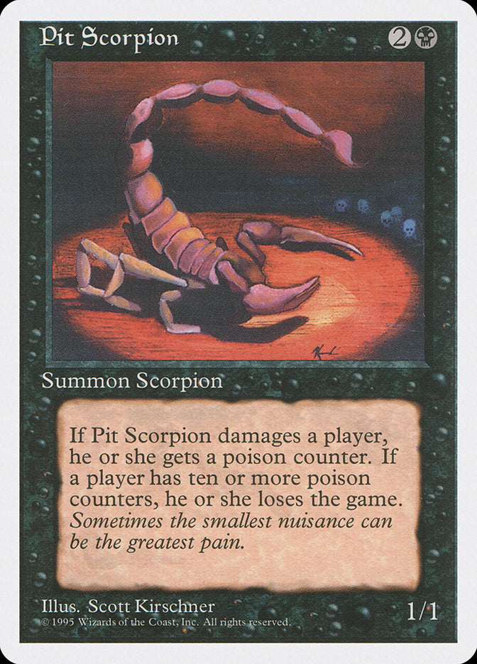 Pit Scorpion [Fourth Edition] | The Clever Kobold