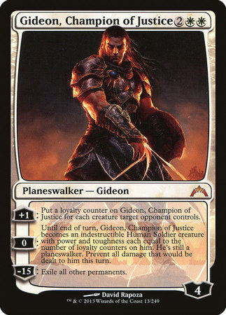 Gideon, Champion of Justice [Gatecrash] | The Clever Kobold