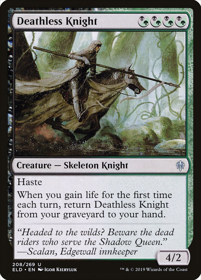 Deathless Knight [Throne of Eldraine] | The Clever Kobold