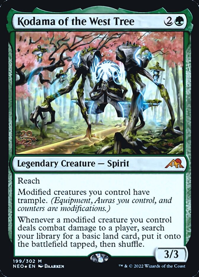 Kodama of the West Tree [Kamigawa: Neon Dynasty Prerelease Promos] | The Clever Kobold