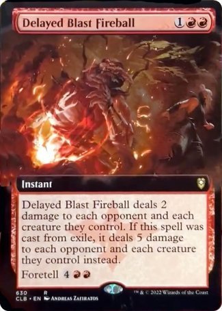 Delayed Blast Fireball (Extended Art) [Commander Legends: Battle for Baldur's Gate] | The Clever Kobold