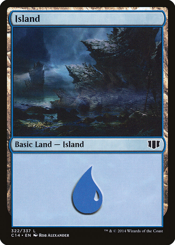 Island (322) [Commander 2014] | The Clever Kobold