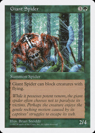 Giant Spider [Fifth Edition] | The Clever Kobold