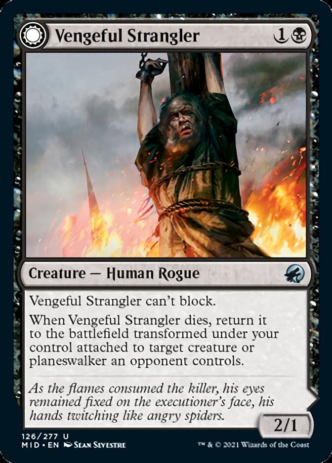 Vengeful Strangler // Strangling Grasp [Innistrad: Midnight Hunt] | The Clever Kobold