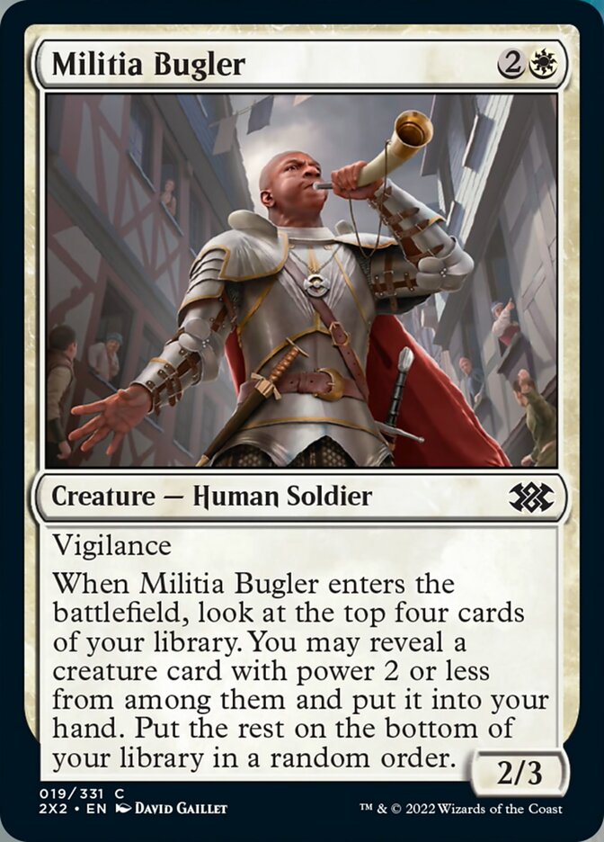 Militia Bugler [Double Masters 2022] | The Clever Kobold
