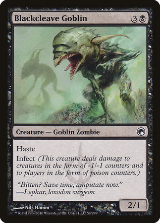 Blackcleave Goblin [Scars of Mirrodin] | The Clever Kobold