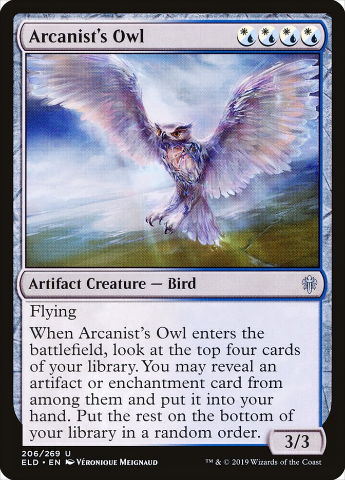 Arcanist's Owl [Throne of Eldraine] | The Clever Kobold
