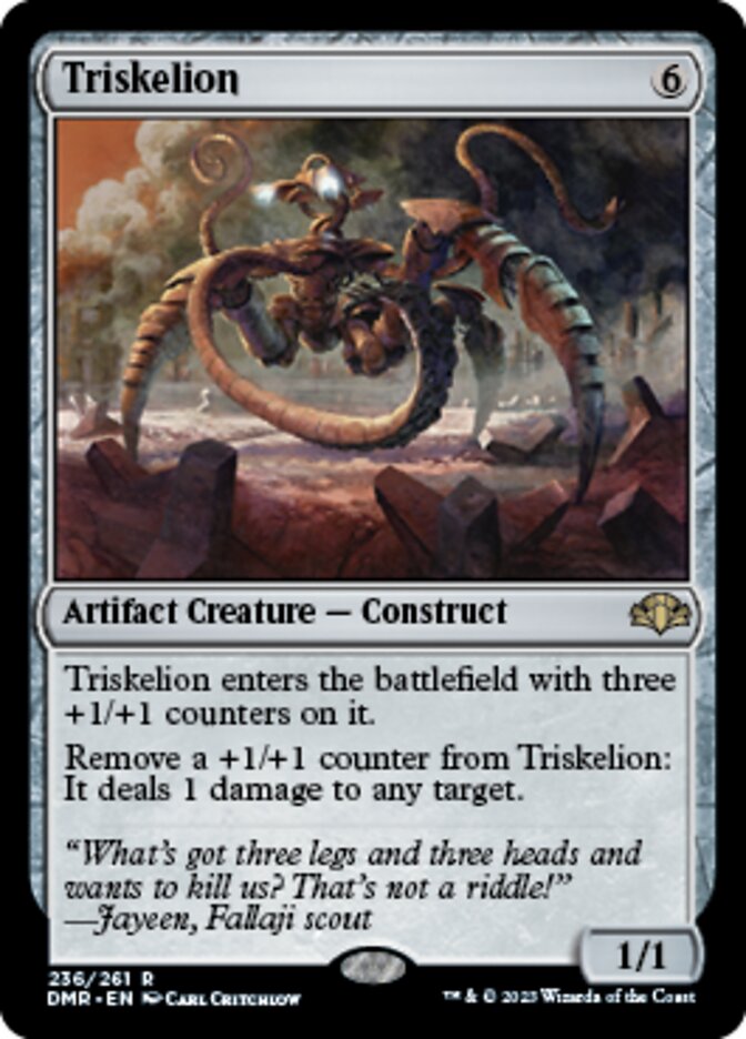 Triskelion [Dominaria Remastered] | The Clever Kobold