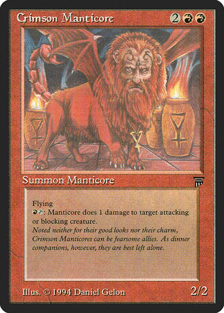 Crimson Manticore [Legends] | The Clever Kobold