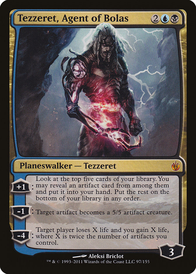Tezzeret, Agent of Bolas [Mirrodin Besieged] | The Clever Kobold