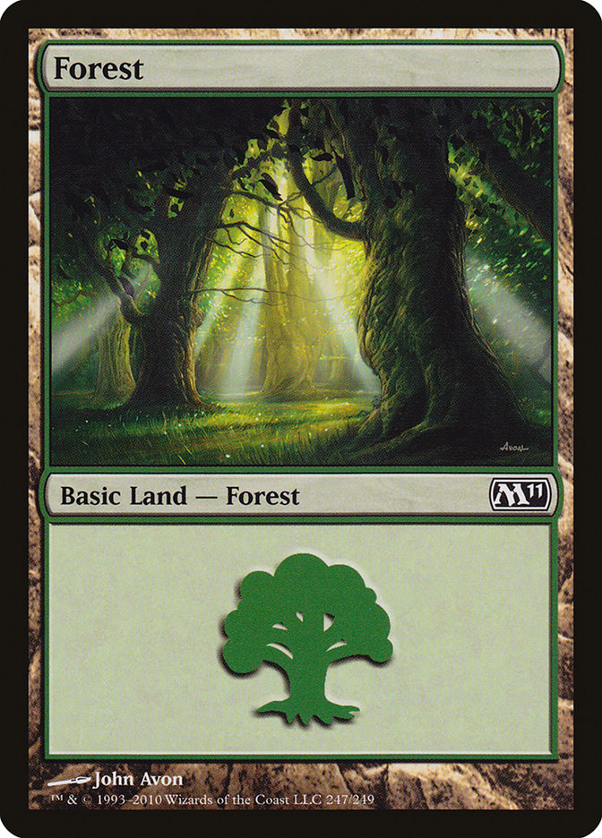 Forest (247) [Magic 2011] | The Clever Kobold