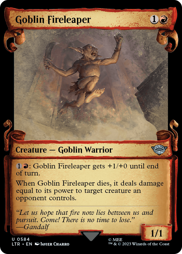 Goblin Fireleaper [The Lord of the Rings: Tales of Middle-Earth Showcase Scrolls] | The Clever Kobold