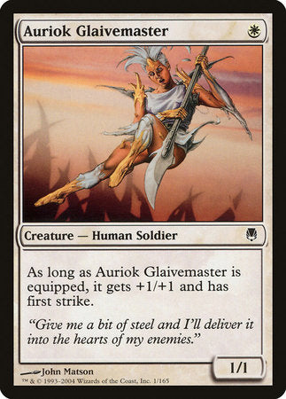 Auriok Glaivemaster [Darksteel] | The Clever Kobold