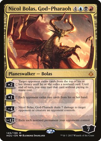 Nicol Bolas, God-Pharaoh [Hour of Devastation] | The Clever Kobold