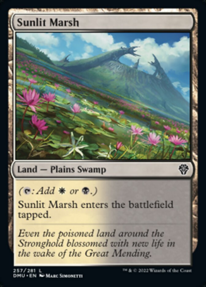 Sunlit Marsh [Dominaria United] | The Clever Kobold