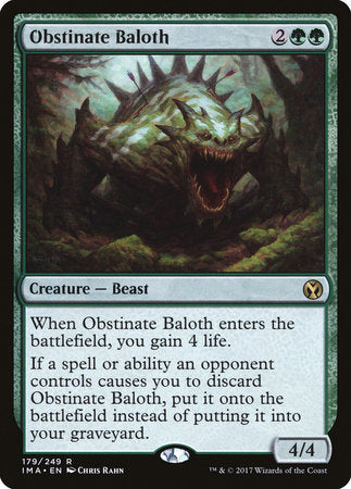 Obstinate Baloth [Iconic Masters] | The Clever Kobold