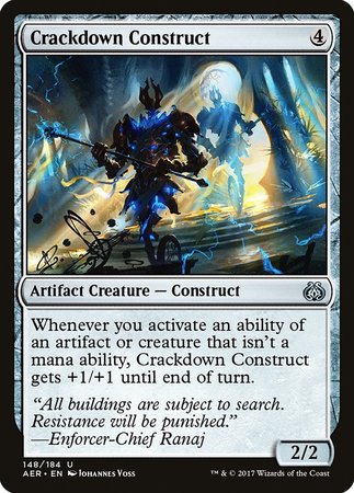 Crackdown Construct [Aether Revolt] | The Clever Kobold