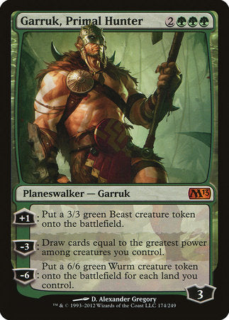 Garruk, Primal Hunter [Magic 2013] | The Clever Kobold