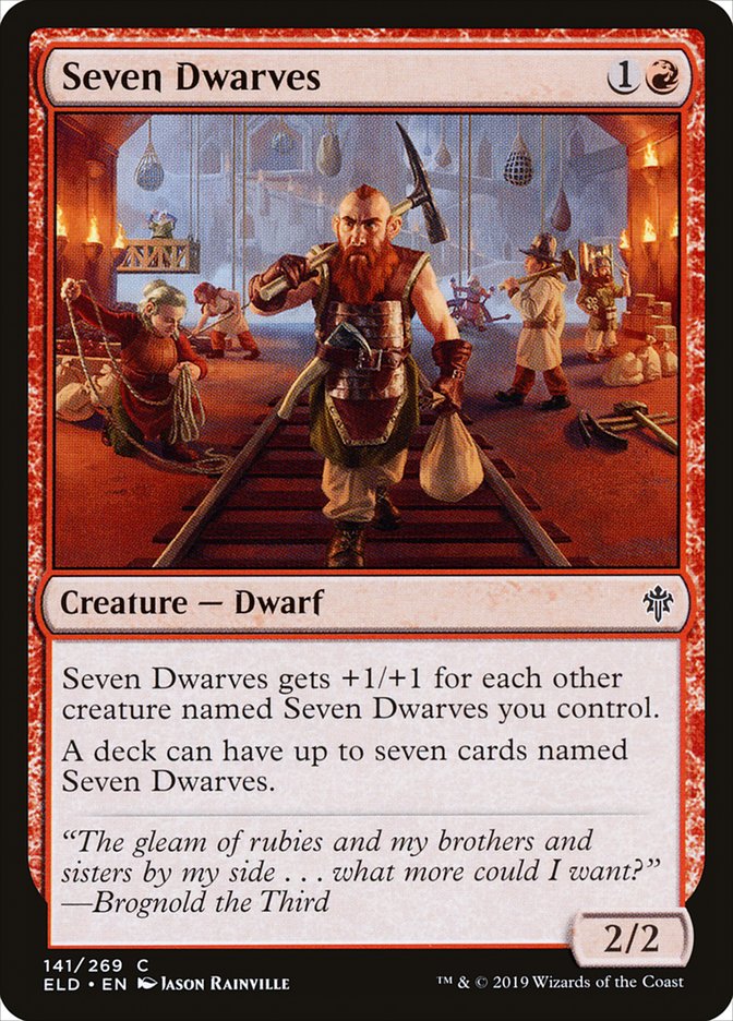 Seven Dwarves [Throne of Eldraine] | The Clever Kobold