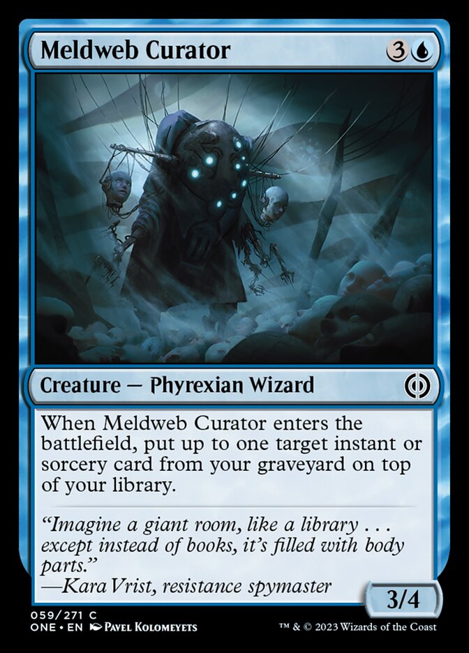 Meldweb Curator [Phyrexia: All Will Be One] | The Clever Kobold