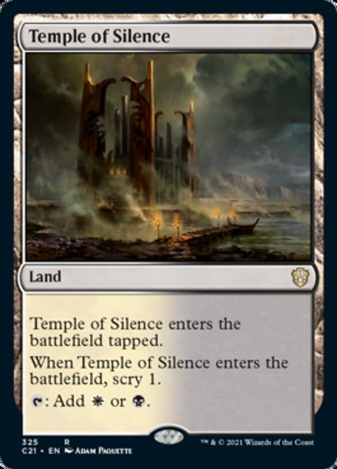 Temple of Silence [Commander 2021] | The Clever Kobold