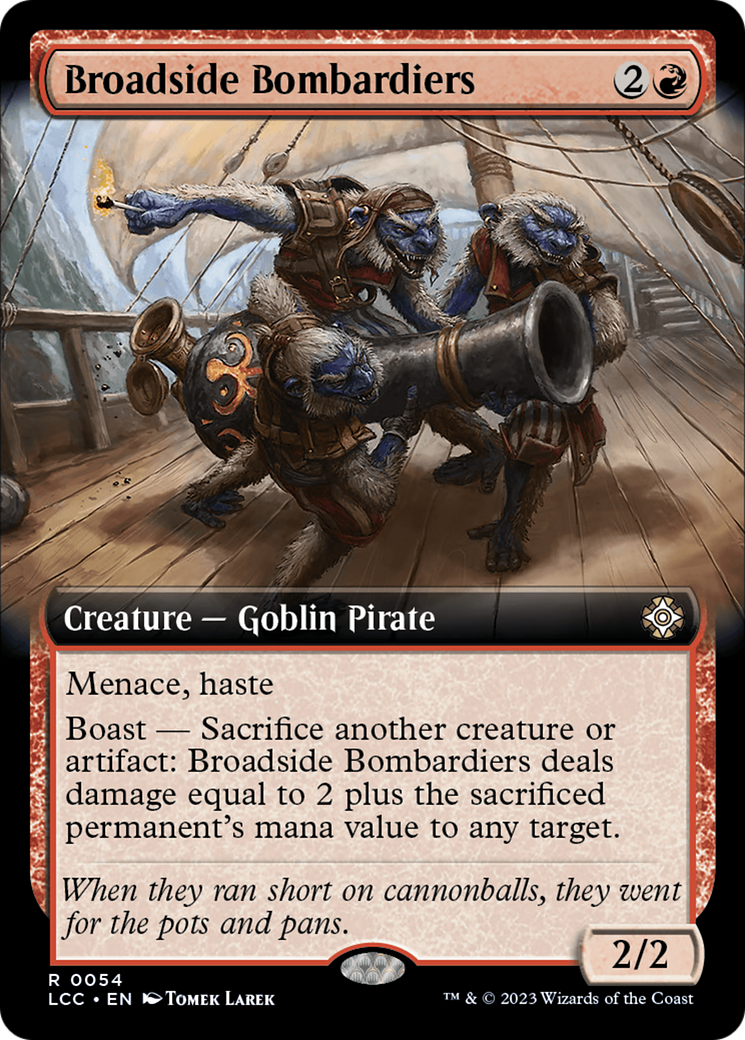 Broadside Bombardiers (Extended Art) [The Lost Caverns of Ixalan Commander] | The Clever Kobold