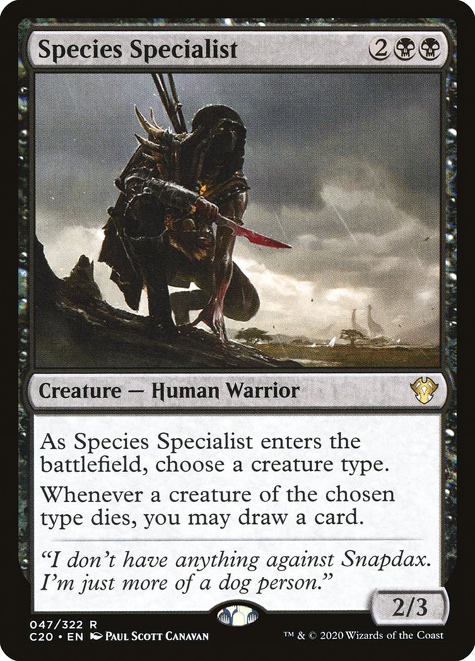 Species Specialist [Commander 2020] | The Clever Kobold