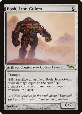 Bosh, Iron Golem [Mirrodin] | The Clever Kobold