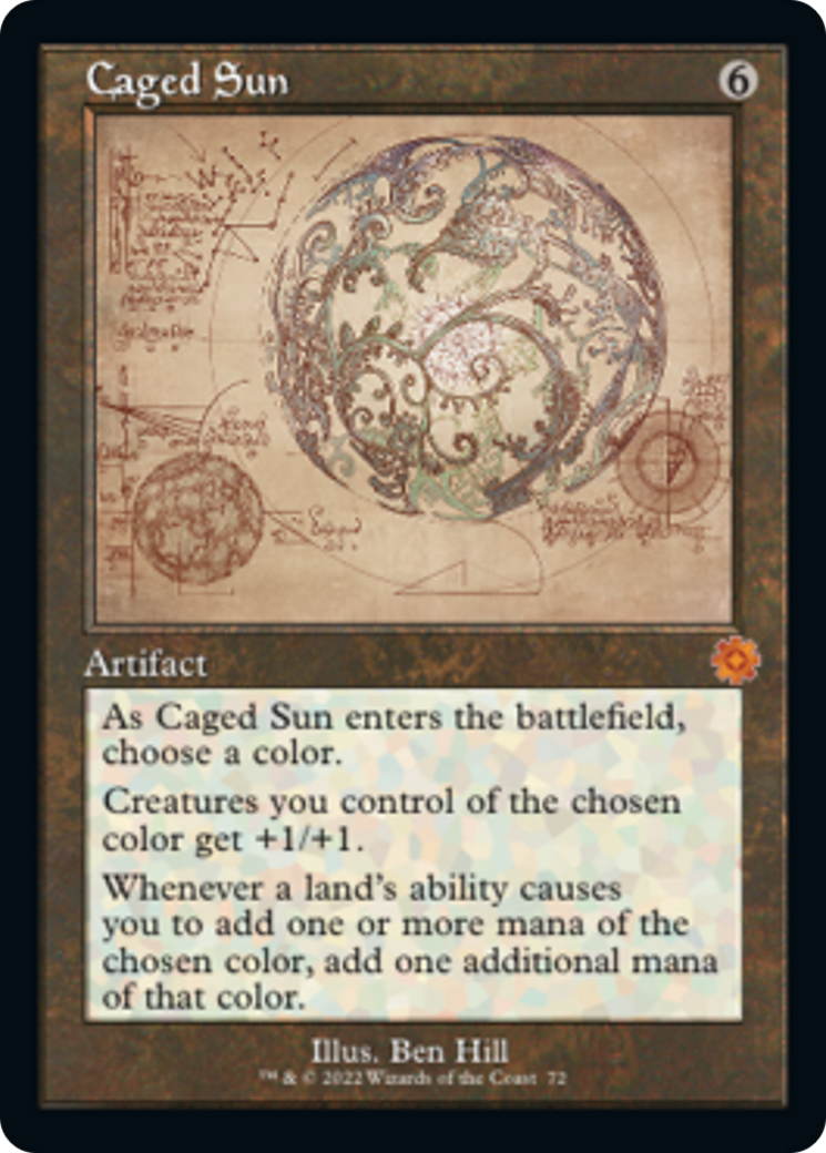 Caged Sun (Retro Schematic) [The Brothers' War Retro Artifacts] | The Clever Kobold