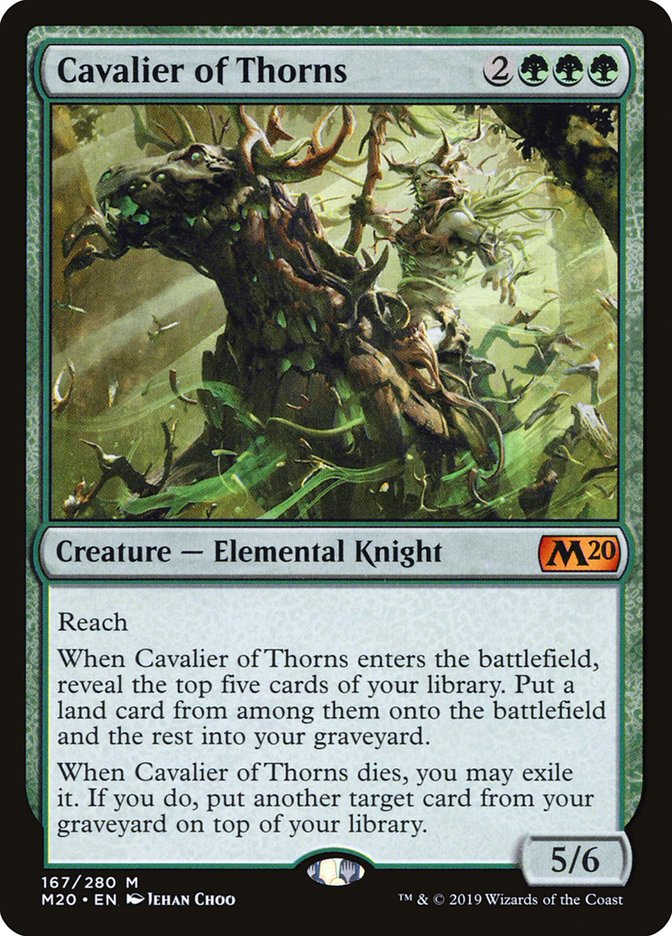 Cavalier of Thorns [Core Set 2020] | The Clever Kobold