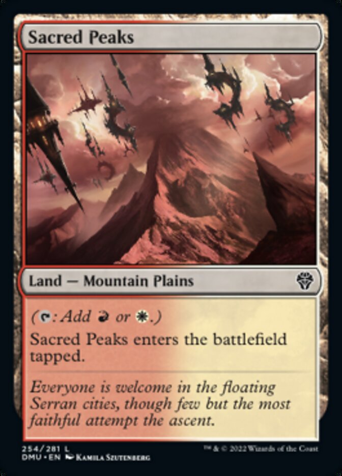 Sacred Peaks [Dominaria United] | The Clever Kobold