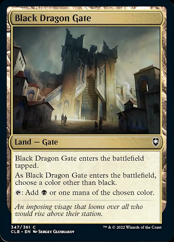 Black Dragon Gate [Commander Legends: Battle for Baldur's Gate] | The Clever Kobold