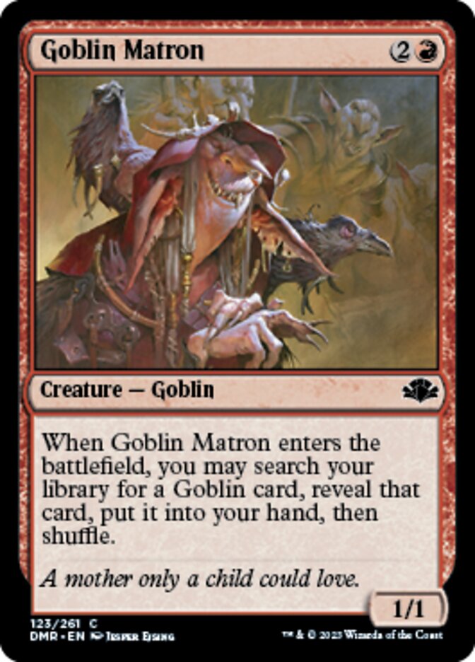 Goblin Matron [Dominaria Remastered] | The Clever Kobold