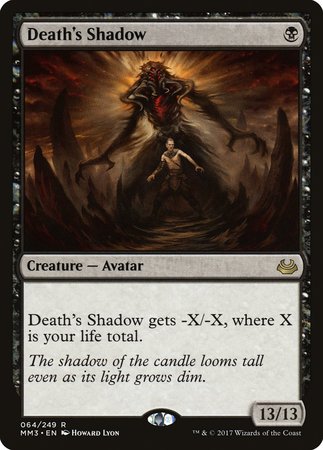 Death's Shadow [Modern Masters 2017] | The Clever Kobold