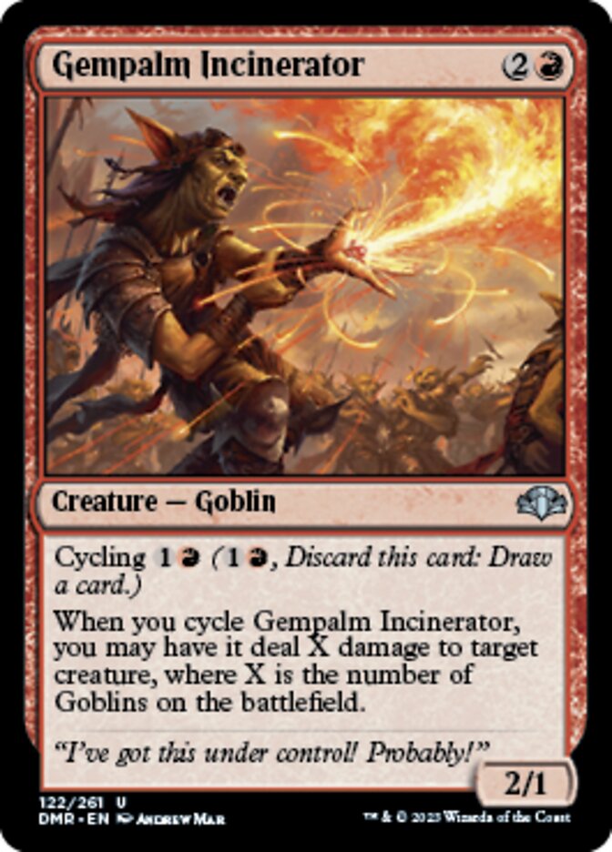 Gempalm Incinerator [Dominaria Remastered] | The Clever Kobold