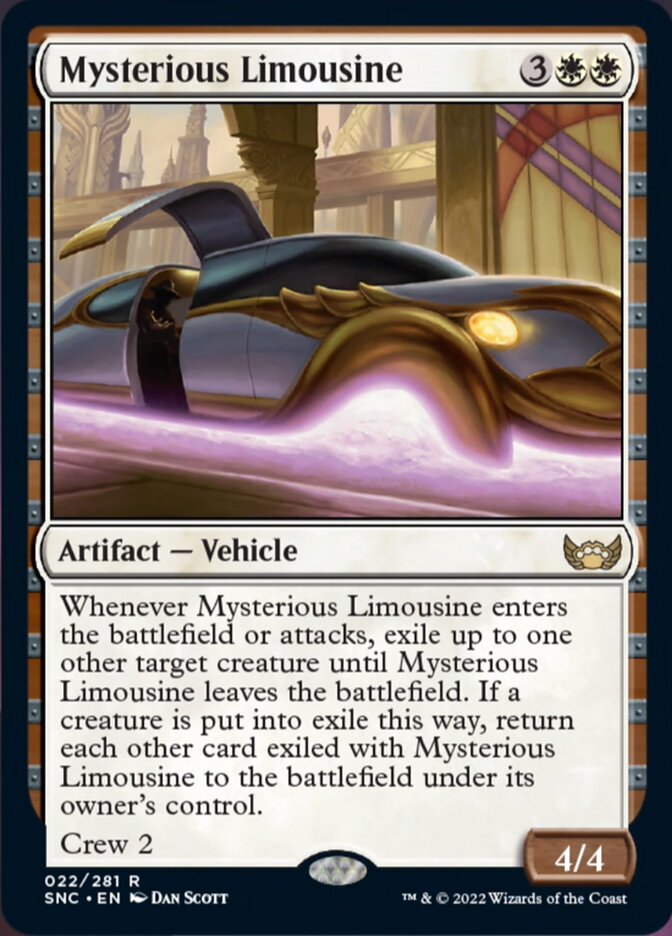 Mysterious Limousine [Streets of New Capenna] | The Clever Kobold