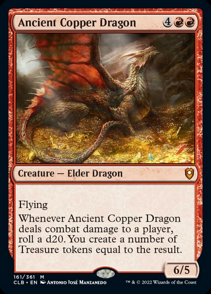 Ancient Copper Dragon [Commander Legends: Battle for Baldur's Gate] | The Clever Kobold