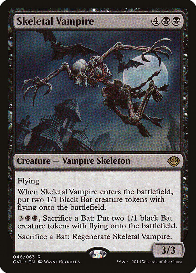 Skeletal Vampire (Garruk vs. Liliana) [Duel Decks Anthology] | The Clever Kobold