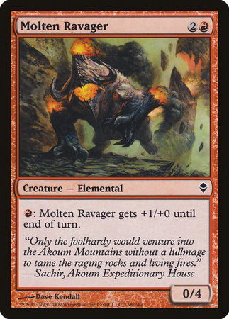 Molten Ravager [Zendikar] | The Clever Kobold