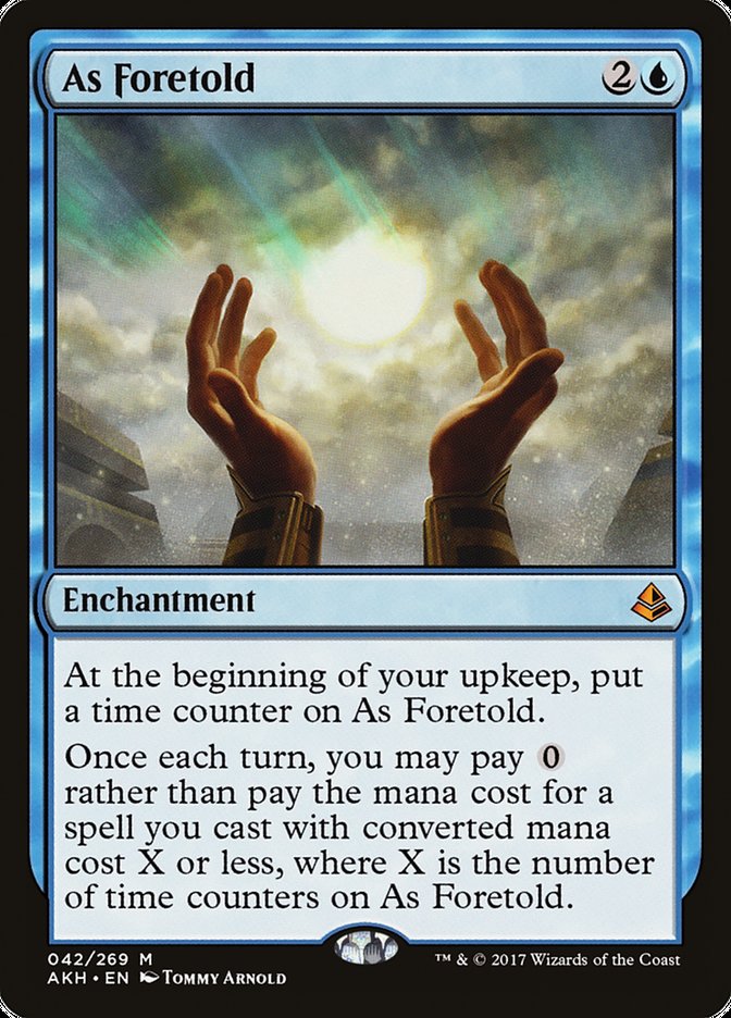 As Foretold [Amonkhet] | The Clever Kobold